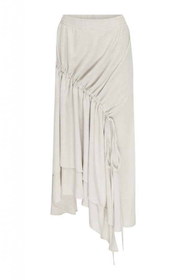 Linen Skirt / Beige