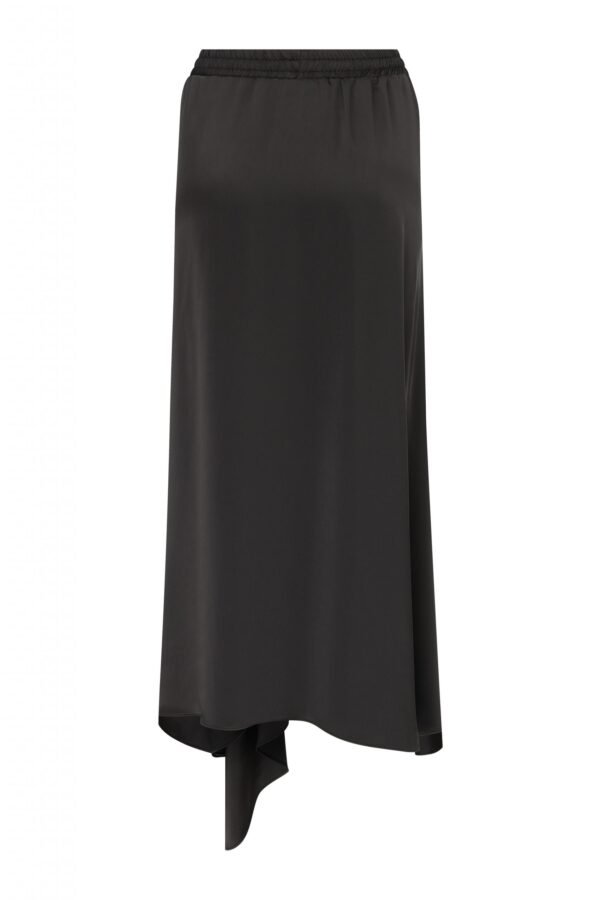 Satin Skirt / Black - Görsel 2