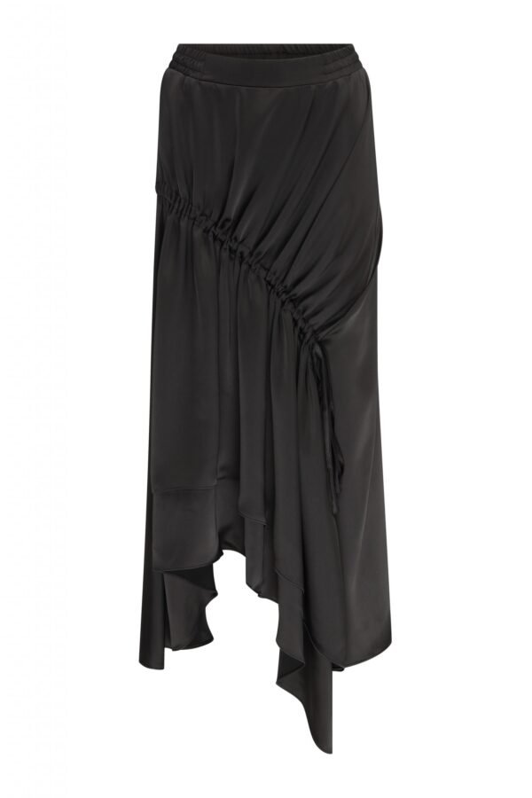 Satin Skirt / Black